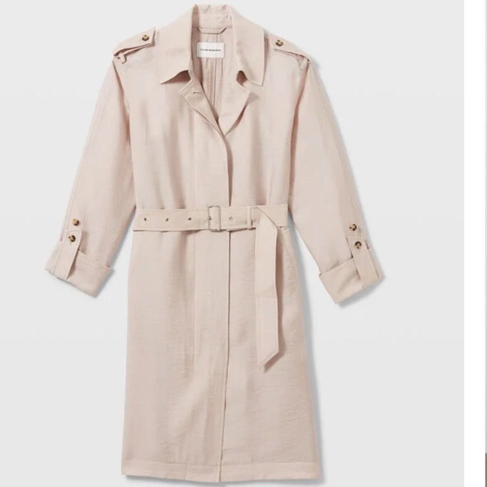 Club Monaco soft pink trench coat new with tags!!!!
